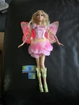 Mattel Barbie Fairytopia Elina Doll Lights Up Wings, Used With Signs Of Use,read. Price: $107.39.
