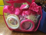 Disney Junior Minnie 14 Pieces Tote Of Fun Game Bag New. Price: $39.99.