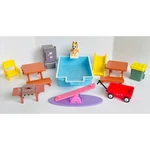 Moose Toys Bluey Backyard Bbq, Pool Time, Playground Playset Mixed Lot W Figure Used. Price: $35.99.