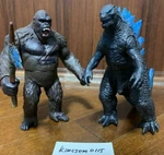 2021 Movie Monster 6" Godzilla Vs Kong Figure Set Japan Dvd Special Kaiju Bandai New. Price: $79.79.