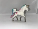 Schleich White Unicorn Foal Figurine 70590 Pastel Mane Toy Fantasy Collectible Used. Price: $9.00.