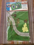 1996 Learning Curve Wooden Thomas Train Cloth Playmat With Quarry! New!. Price: $35.00.