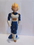 Banpresto Dragon Ball Z Solid Edge Works VOL.3 Super Saiyan Vegeta Figure No Box Used. Price: $23.40.