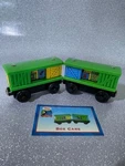 Learning Curve Thomas Wooden Box Cars Set Of 2 Used Train Collectible. Price: $71.33.