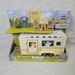 Bluey's Caravan Adventures Transforming Playset W/ Jean Luc Figure Picnic Table New. Price: $34.95.