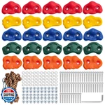 Cmood Rock Climbing Holds Wall For Kids Kit New. Price: $65.59.