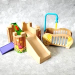 Playmobil Toddler Playset Slide 71649 Baby Crib With Mobile Incomplete A13 Used. Price: $9.99.
