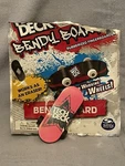 New Tech Deck Bendy Eraser Fingerboard Skateboard - Black Red Star. Price: $11.95.