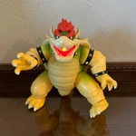 Super Mario Big Bad Bowser Figure 7 Jakks Pacific King Koopa Toy Mouth Lights Used. Price: $19.99.
