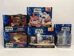 New 1998 Galoob Star Wars Episode Micro Machines Lot Of 5 Playsets/vehicles. Price: $105.00.