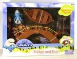 Smurfs Village Bridge And Boat Movie Adventure Playset Jakks Pacific 33312 Rare New. Price: $69.99.