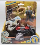 Imaginext Jurassic World Owen & Blue Raptor Dinosaur Motorcycle Fisher Price New. Price: $9.99.