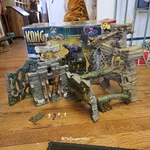 Playmates King Kong Skull Island Playset Pieces 2005 8TH Wonder Of World Not 100 Used. Price: $150.00.