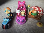44 Cats Lampo Milady Meatball Pilou Vehicle And Figure Lot Used. Price: $60.00.