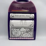 Mga Lil Bratz Color Style Activity Desk Printed Paper Doll Crayons Markers Set Used. Price: $6.99.