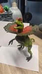 Kid Galaxy Dinosaurs Attack Dilophosaurus Figure Toy Used. Price: $10.00.