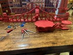 Spiderman Skyrider Playset Toybiz 2002 Rare Marvel Legends With Box Used. Price: $65.00.