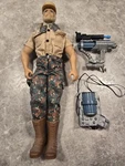 Vintage Hasbro 1992 G.i. Joe 12'' Rock 'n Roll Action Figure With Toy Weapons Used. Price: $41.99.