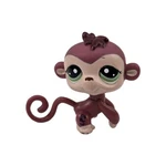 Littlest Pet Shop Figure Lps Hasbro Monkey 1362 Green Eyes Used. Price: $11.67.