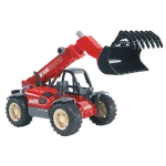 Bruder #02125 Manitou Telescopic Loader Mlt 633 -new Telehandler Tractor. Price: $49.99.