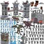 Plustopoy Medieval Castle Knight Soldier Figures Army Men Diy Set New. Price: $69.45.