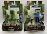 Mattel Minecraft Build-a-portal Action Figure Creeper And Steve 3.25 Inch New. Price: $29.00.