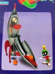 New Nos 1996 Space Jam Playmates Marvins Countdown Rock-o-tron Rocket Ship Game. Price: $99.99.
