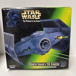 Vtg Star Wars Power Of The Force Darth Vader's Tie Fighter 1996 Kenner Used. Price: $45.00.