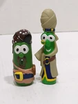 Veggie Tales Larry & Archibald Pirates Who Don't Anything Figures Blue 3.5" Used. Price: $19.99.