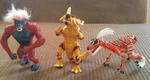 1994 Primal Rage Action Figure Lot Armadon Chaos Talon Playmates Atari Vintage Used. Price: $59.24.