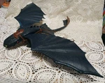 2010 Spin Master Night Fury Toothless 14" Rare Action Figure Train Your Dragon Used. Price: $49.99.