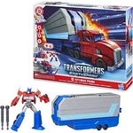 Hasbro Collectibles - Transformers: Earthspark Optimus Prime Battle Trailer Pl New. Price: $54.22.