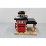 Learning Curve Thomas Wooden Railway Sodor Fire Dept No 36 Station Brick Used. Price: $19.99.