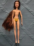 Disney Singing 17" Doll Belle Beauty And Beast - Nude, No Clothes Used. Price: $45.00.
