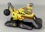 Paw Patrol Mighty Movie Rubble With Figure Bulldozer Wrecking Ball Lights Sounds Used. Price: $25.46.