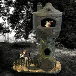 Fisher Price Little People Disney Princess Rapunzel Tower Converted Halloween Used. Price: $107.10.