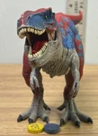 Schleich Trex Dinosaur Tyrannosaurus RED/BLUE/GREY-GDJ-A-815 Used. Price: $16.80.