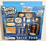 Teeny Tinies Mini Play Set World Traveler Edition Greek Food 20 Piece New. Price: $19.99.