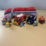 Paw Semi Truck Bus Patroller Hauler Transport Vehicle Lot With Figures Used. Price: $42.09.
