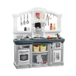 Kids Kitchen Playset 25 Piece Lights Sounds Indoor Outdoor Gray STEP2 Friends New. Price: $179.99.