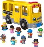 Toddler Toy Musical School Bus Pull Along 9 Figures Fisher Price New. Price: $74.99.