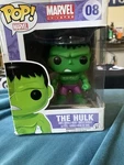Funko Pop The Hulk #08 Marvel Universe Comics Vinyl Figure Used. Price: $35.00.