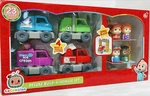 Just Play Cocomelon Deluxe Build-a-vehicle Set, Ages 18 Month Distressed Box New. Price: $28.00.