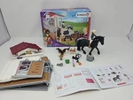 Schleich Horse Club 42437 Riding Stable Feeders Dog Accessories Tori & Princess Used. Price: $11.95.