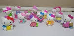Sanrio Hello Kitty Toys 2000-2014 Plastic Lot Of 13 Mini Figures Dolls Used. Price: $31.49.