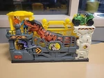 Dinosaur Mega Playset Rex Action Figure Sounds Lights Jeep New. Price: $39.99.