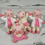 Disney Jr Doc Mcstuffins Lambie Figure Vinyl 2" Lot Of 4 By Just Play Used. Price: $14.99.