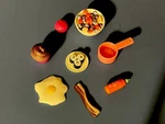 Mystery Micro Minis 8 Pieces Asian Food For Dioramas Doll Houses Opened Bag New. Price: $6.00.
