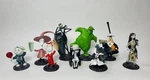 Disney The Nightmare Before Christmas Deluxe Figurine Figure Play Toy 9 Pc Set Used. Price: $17.60.