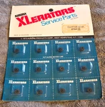 12 Factory Sealed On Card/blister Pk 1973 Aurora Ho Scale Slot Cluster Gears Used. Price: $19.99.